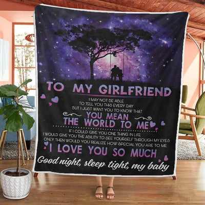 To My Girlfriend - From Boyfriend - A610 - Premium Blanket