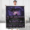 To My Girlfriend - From Boyfriend - A610 - Premium Blanket