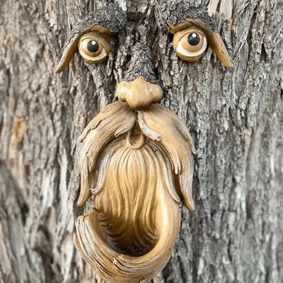 Unique Bird Feeders for Outdoors Old Man Tree Art